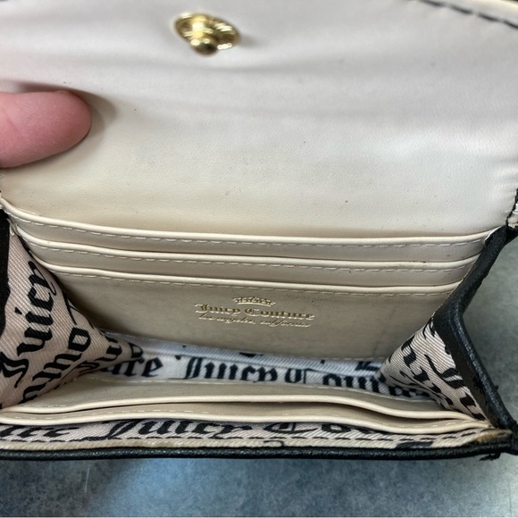 Juicy Couture Black On Tour Card Case - Picture 7 of 9